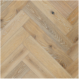 14 MM REAL WOOD WHITE WASHED OAK HERRINGBONE  FLOORING