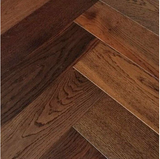 14 MM REAL WOOD DARK SMOKED OAK HERRINGBONE  FLOORING