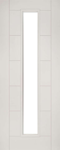Seville White Primed 1L Glazed Interior Door