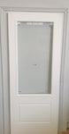 2 Panel Style 12 LP / 1 Vision Panel Clear Glazed Solid Core Smooth Door ## FD30 FIRE RATED ## - White Primed ## SPECIAL PRICE WHILST STOCKS LAST ## (Copy)