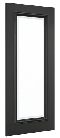 Blenheim Black Prefinished Glass Interior Door