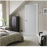 1 Panel Semi-Solid Smooth Door - White Primed