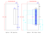 1981 x 914 x 54MM FD60 PREMDOR PAINT GRADE POPULAR 18G CLEAR GLAZED DOOR