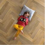 14 MM REAL WOOD LIGHT SMOKED OAK HERRINGBONE  FLOORING