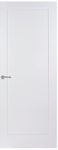 1 Panel Semi-Solid Smooth Door - White Primed