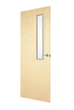 2040 x 926 x 44MM FD30 PREMDOR INTERNAL PAINT GRADE POPULAR DOOR WITH 7G GEORGIAN WIRED GLASS