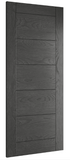 Seville Brushed Black Oak Interior Door