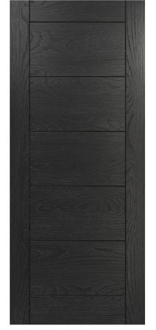 Seville Brushed Black Oak Interior Door