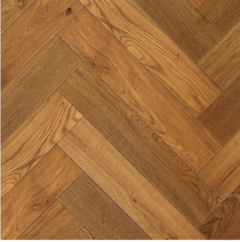 14 MM REAL WOOD HONEY SMOKED OAK HERRINGBONE  FLOORING