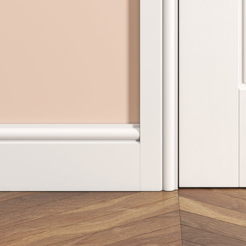 18 X 69 MM MR PRIMED MDF TORUS PROFILE - SAM09 - 5.49 METRE LENGTH
