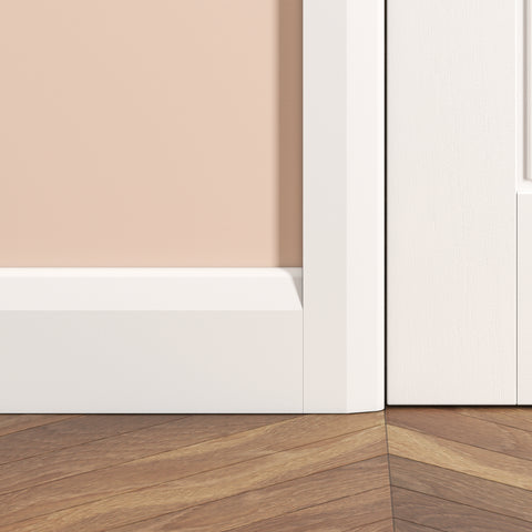18 X 69 MM MR PRIMED MDF CHAMFER & ROUNDED PROFILE - SAM22- 5.49 METRE LENGTH