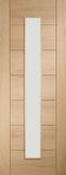 Palermo Unfinished Original 1 light Oak Door with Clear Glass