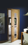 Palermo Unfinished Original 1 light Oak Door with Clear Glass