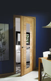 Palermo Unfinished Original 1 light Oak Door with Clear Glass