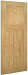 Cambridge Unfinished Oak Interior Door