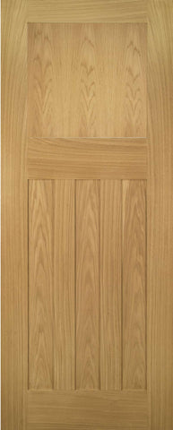 Cambridge Unfinished Oak Interior Door