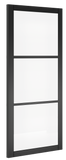 Camden Prefinished Black Glazed Interior Door