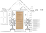 Modena External Oak Door (M&T)