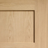 Shaker 4 Panel Unfinished Oak Fire Door