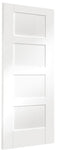 Shaker 4 Panel White Primed Fire Door