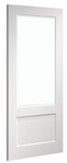 Madison White Primed Glazed Interior Door