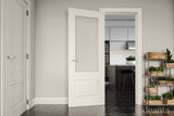 Madison White Primed Glazed Interior Door