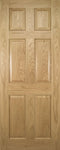 Oxford Prefinished Oak Interior Door