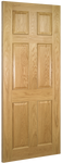 Oxford Prefinished Oak Interior Door