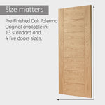 Palermo Unfinished Original Oak Fire Door