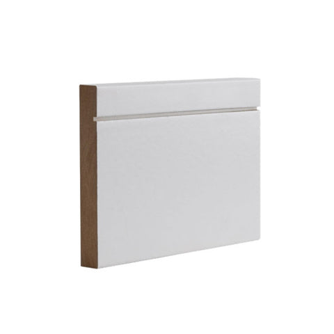 Skirting - Shaker white primed - Pack of four