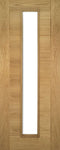 Seville Prefinished Oak 1L Glazed Interior Door