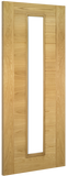 Seville Prefinished Oak 1L Glazed Interior Door