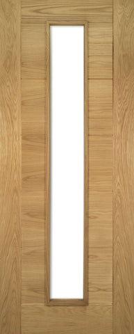 Seville Prefinished Oak 1L Glazed Interior Door