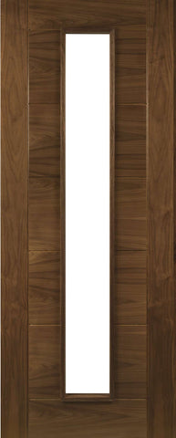 Seville Prefinished Walnut 1L Glazed Interior Door