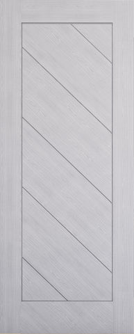 Torino Prefinished Light Grey Ash Interior Door