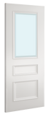 Windsor White Primed Glazed Interior Door